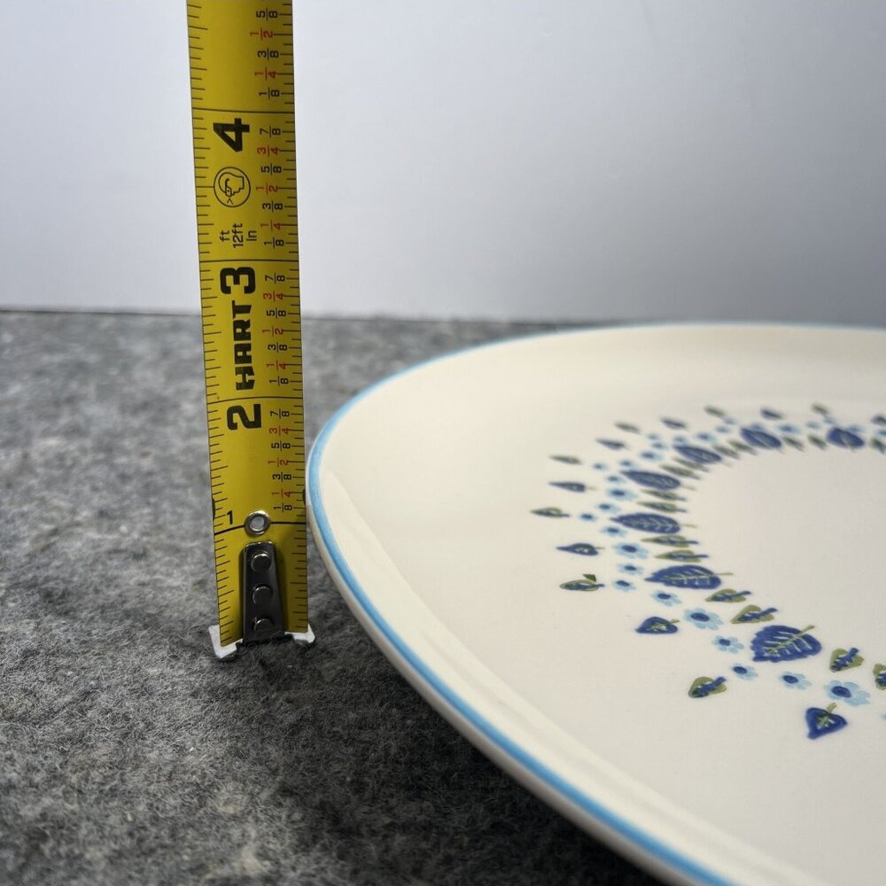 Vintage Marcrest Stetson Swiss Alpine Chalet 11 5/8" Round Chop Plate Platter - Picture 8 of 10